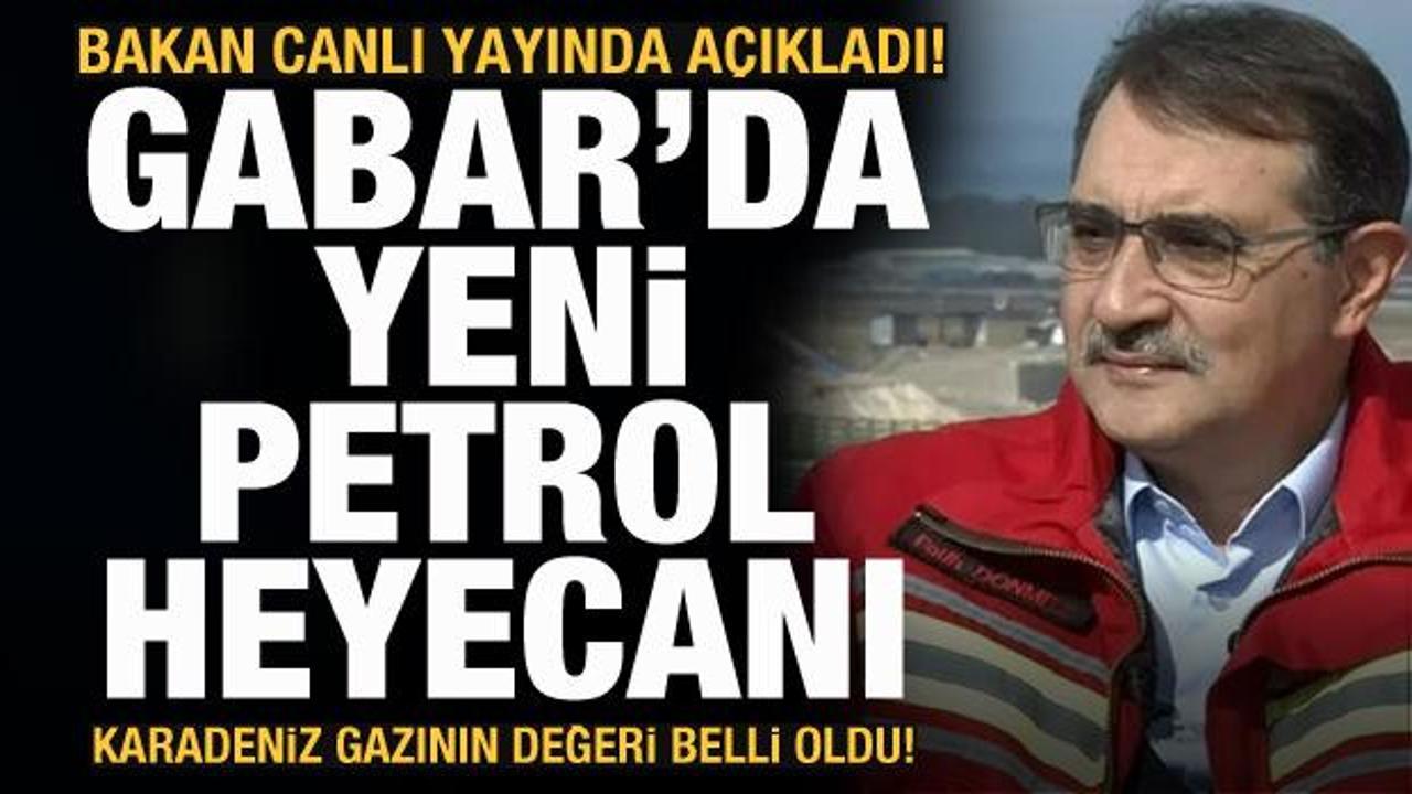 Bakan D&ouml;nmez: Gabar'da yeni keşif başlattık, iyi bir haber gelebilir