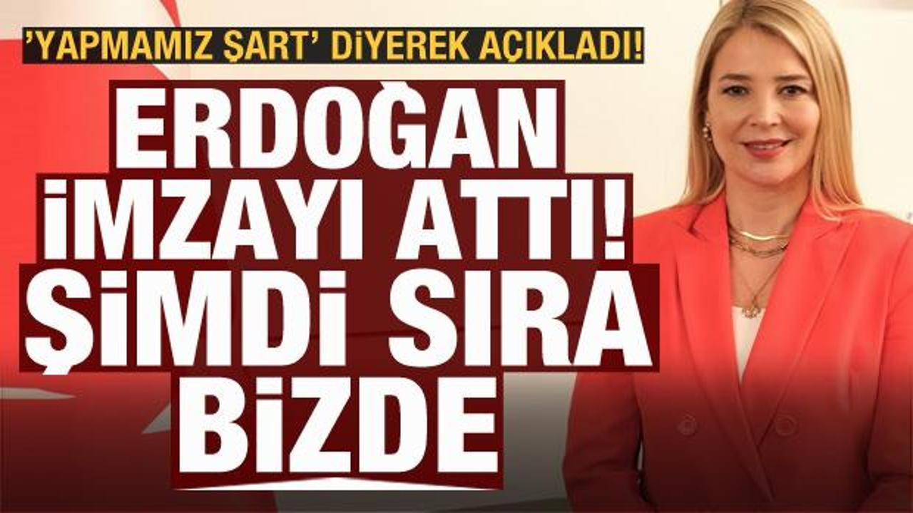 Erdoğan imzayı attı &ccedil;ağrı geldi: 'Şimdi sıra bizde'