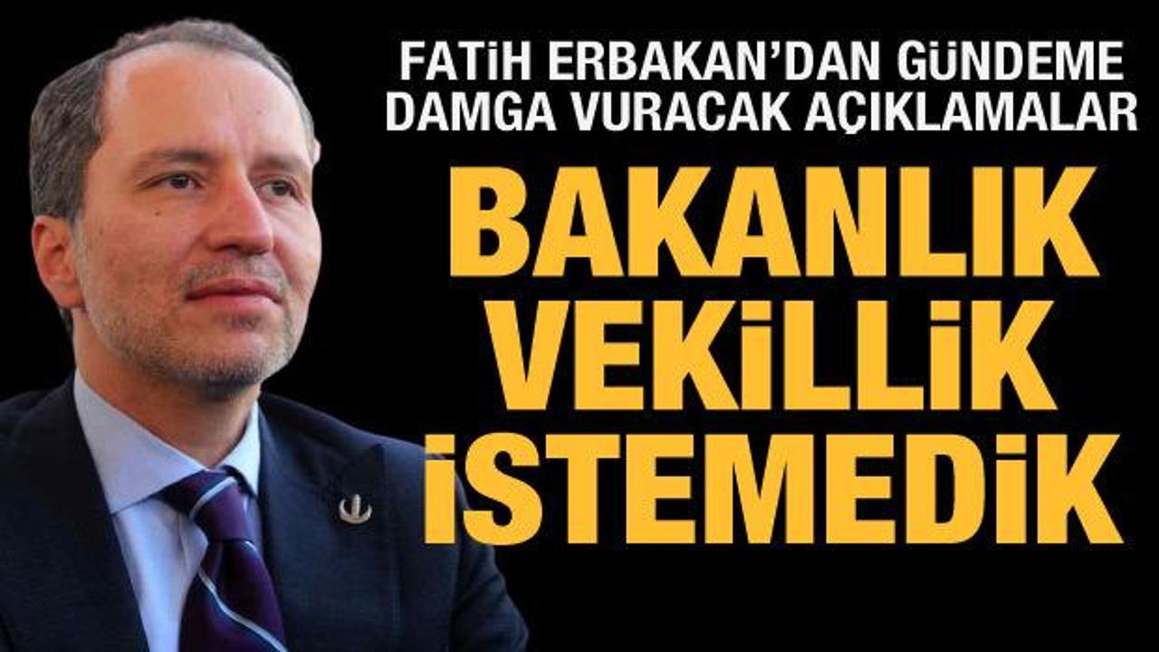 Fatih Erbakan: Kılıçdaroğlu'nu seçmek vebaldir