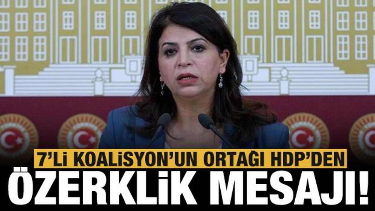 HDP'li Sibel Yiğitalp'ten skandal özerklik mesajı!