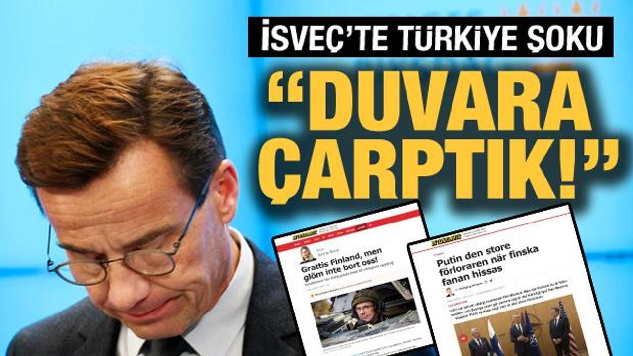 İsve&ccedil; medyasında &ouml;fke hakim: Duvara &ccedil;arptık
