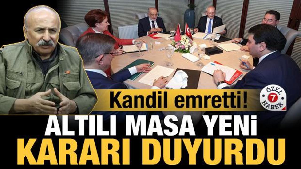 Kandil emretti! Masanın ortakları kritik kararı duyurdu