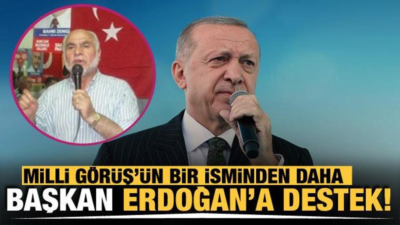 Milli G&ouml;r&uuml;ş&rsquo;&uuml;n &ouml;nde gelen ismi Mehmet Bing&ouml;l'den Başkan Erdoğan'a destek
