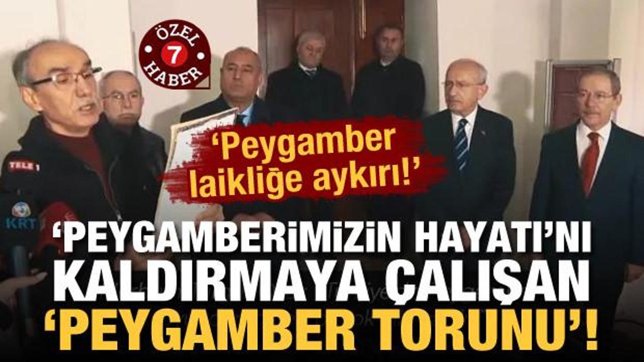 ‘Peygamberimizin Hayatı’nı kaldırmaya çalışan ‘peygamber torunu’!