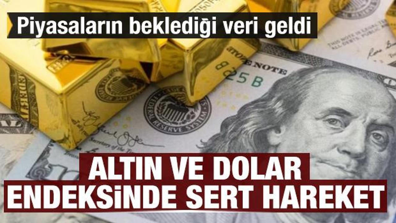 Altın ve dolar endeksinde sert hareket: ABD enflasyonu a&ccedil;ıkladı