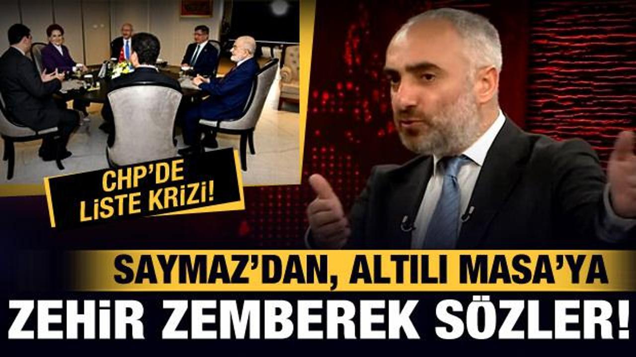 CHP'de liste krizi! İsmail Saymaz'dan tepki: CHP'liler hangi motivasyonla oy verecek