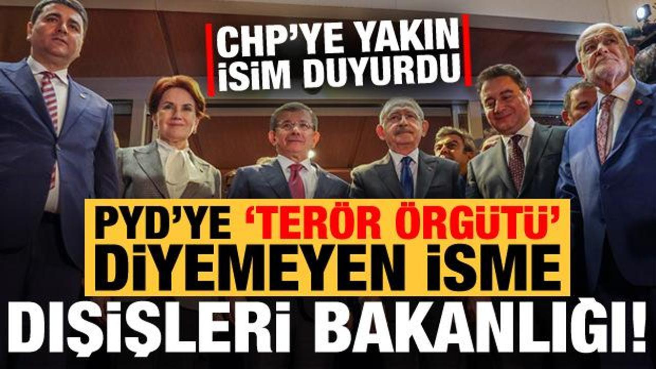 CHP'ye yakın isim duyurdu! PYD'ye 'terör örgütü' diyemeyen isme Dışişleri Bakanlığı...