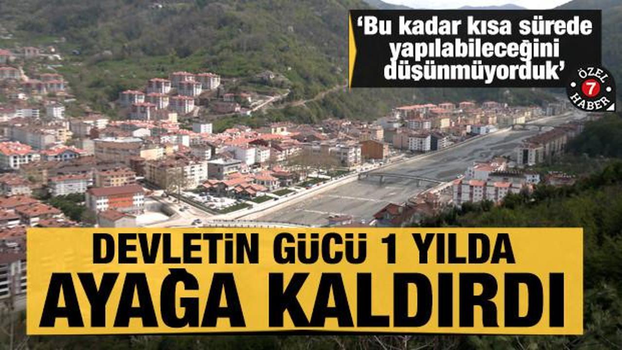 Devletin g&uuml;c&uuml; Bozkurt'u 1 yılda ayağa kaldırdı