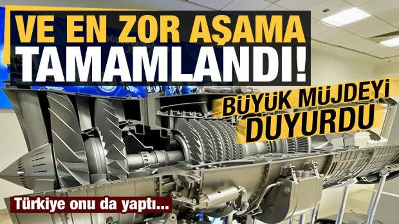En zor aşama ge&ccedil;ildi! Yerli motorda m&uuml;jdeli haberi duyurdu...