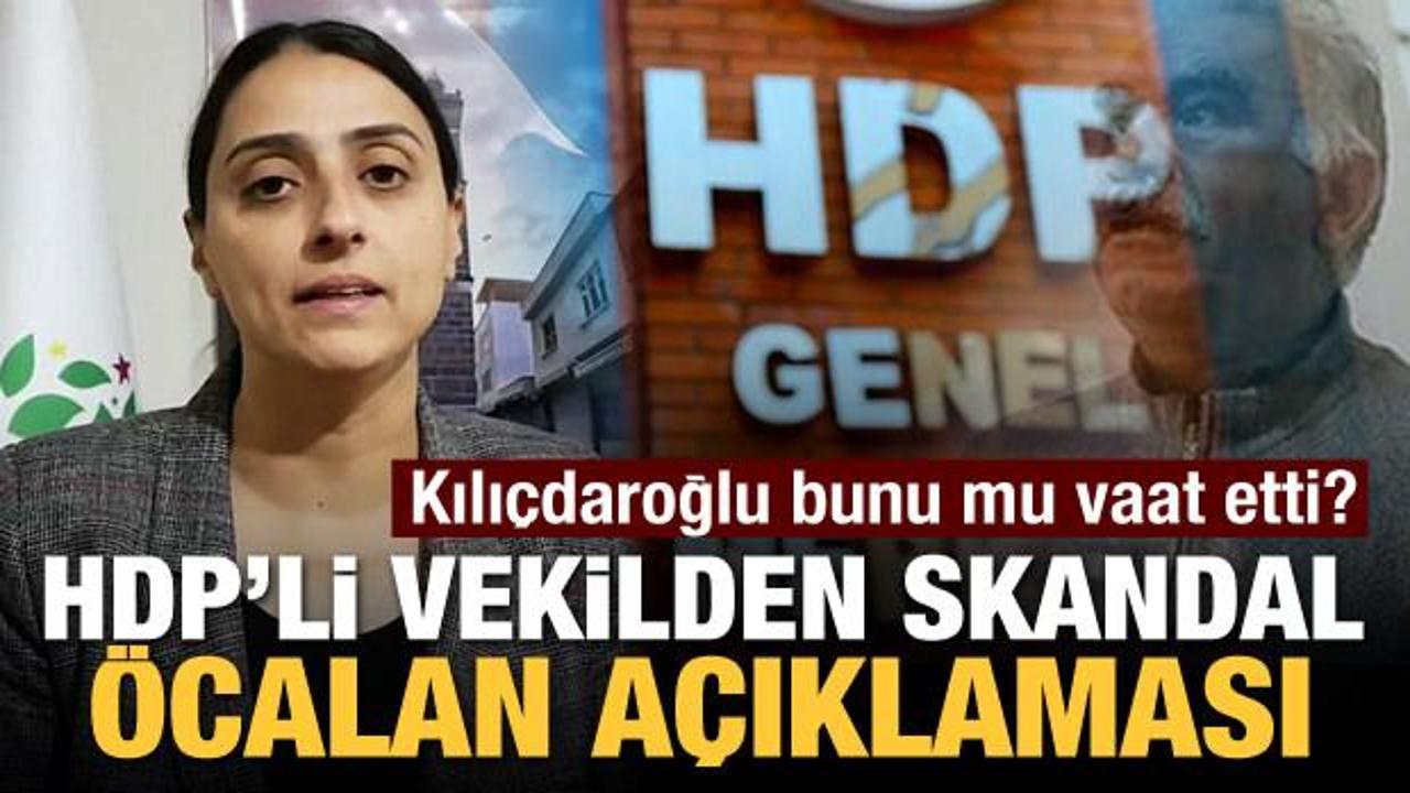 HDP'li vekilden skandal Öcalan açıklaması! Tarih verdi