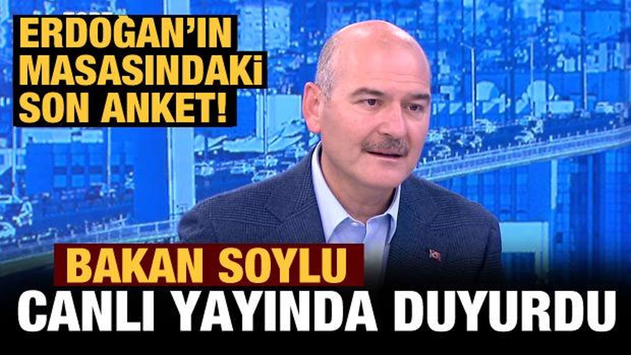 İçişleri Bakanı Süleyman Soylu: İlk turda Cumhurbaşkanımız alıyor!