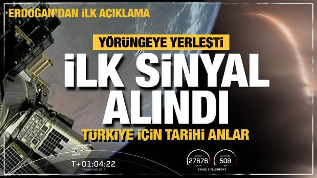 İMECE uydusu uzaya fırlatıldı! Türkiye için tarihi anlar