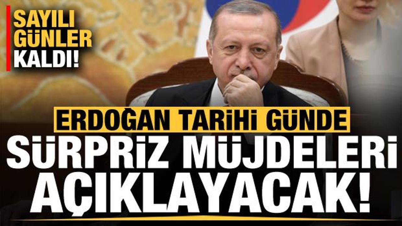Sayılı günler kaldı! Erdoğan tarihi günde yeni müjdeleri açıklayacak...