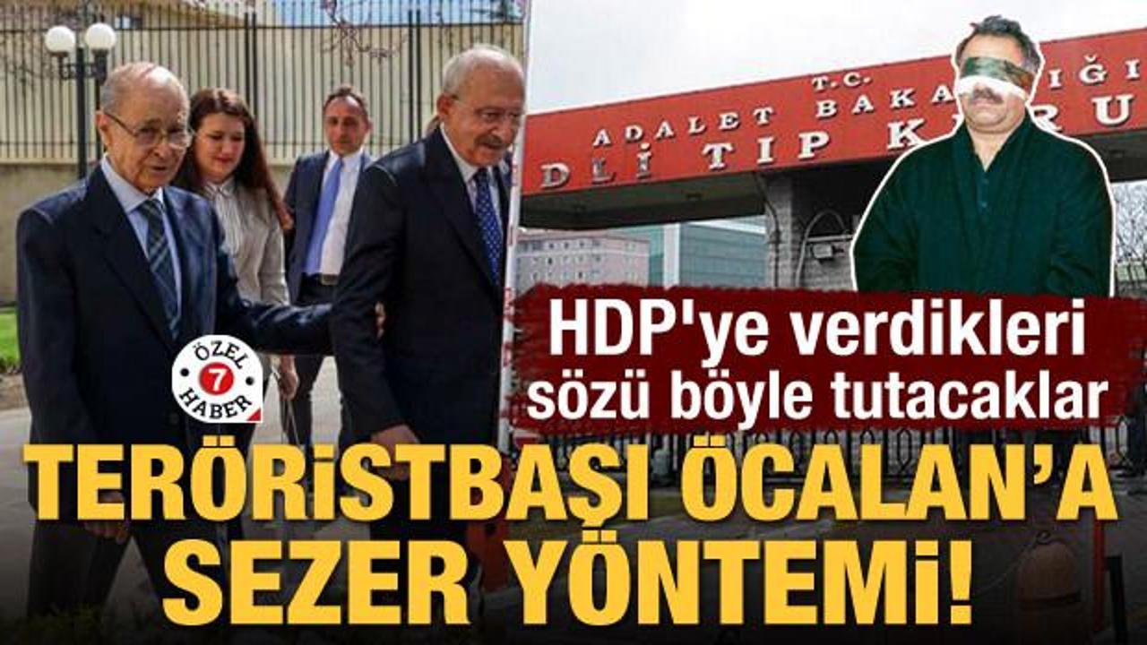 Teröristbaşı Öcalan'a Sezer yöntemi! HDP'ye verdikleri sözü böyle mi tutacaklar?