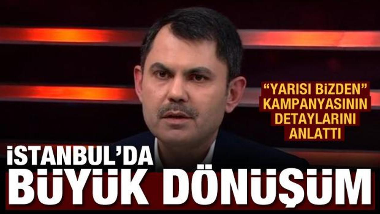 Bakan Kurum 'Yarısı Bizden'i anlattı: En ge&ccedil; 2 yıl i&ccedil;erisinde evleri teslim edeceğiz