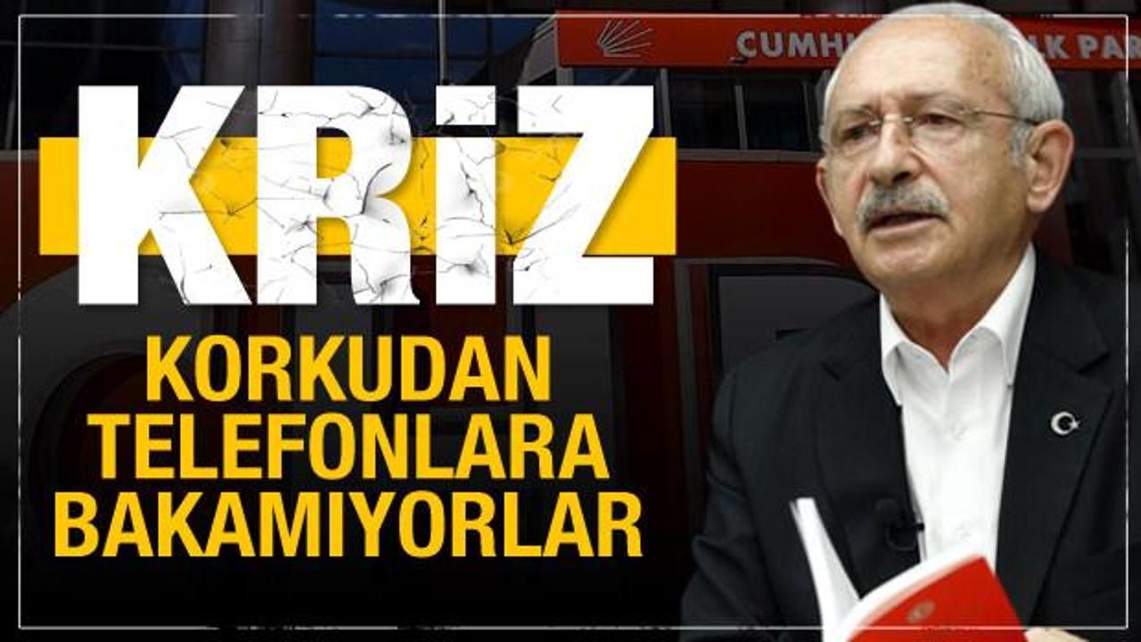 CHP korkudan telefonlara da bakamıyor! Kriz b&uuml;y&uuml;d&uuml;