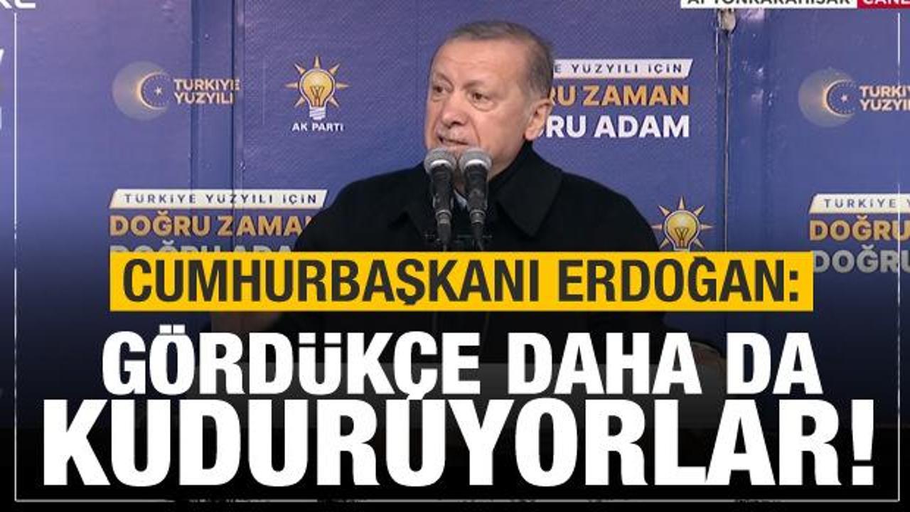 Cumhurbaşkanı Erdoğan: G&ouml;rd&uuml;k&ccedil;e kuduruyorlar!...Git ağababalarına sor