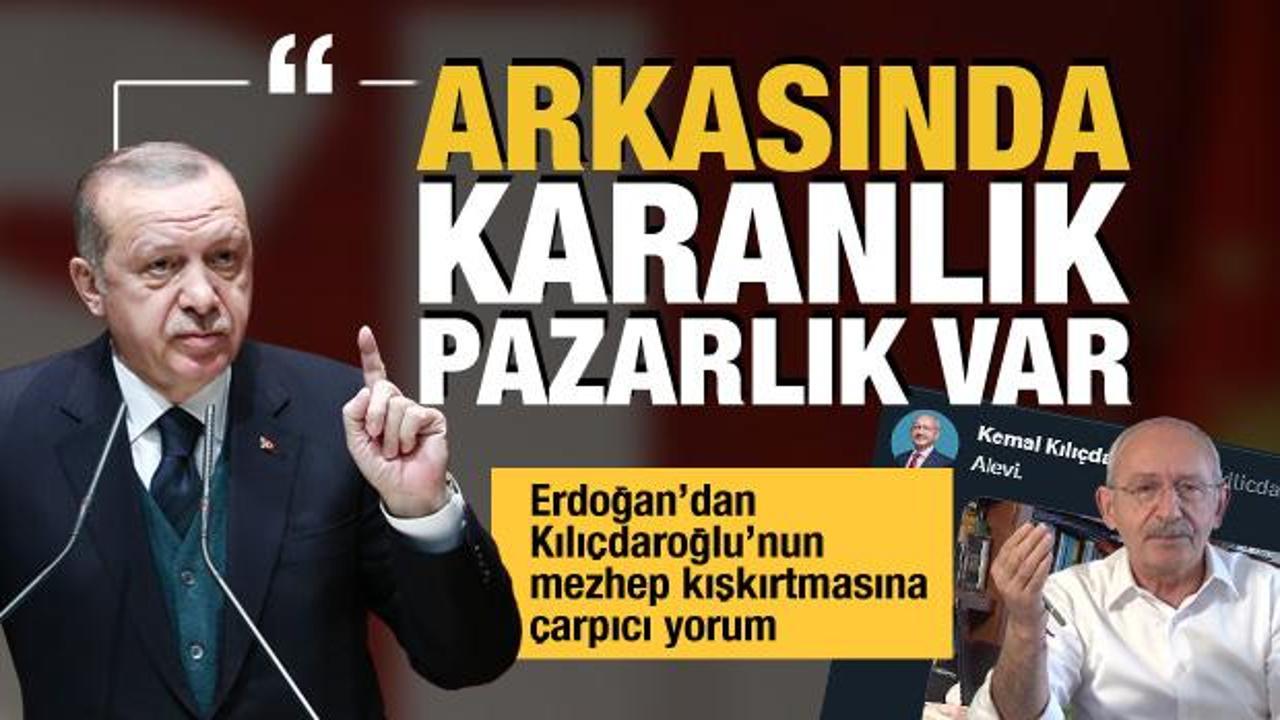 Cumhurbaşkanı Erdoğan: Karanlık pazarlıklarını gizlemek i&ccedil;in mezhep tartışması a&ccedil;ıyorlar