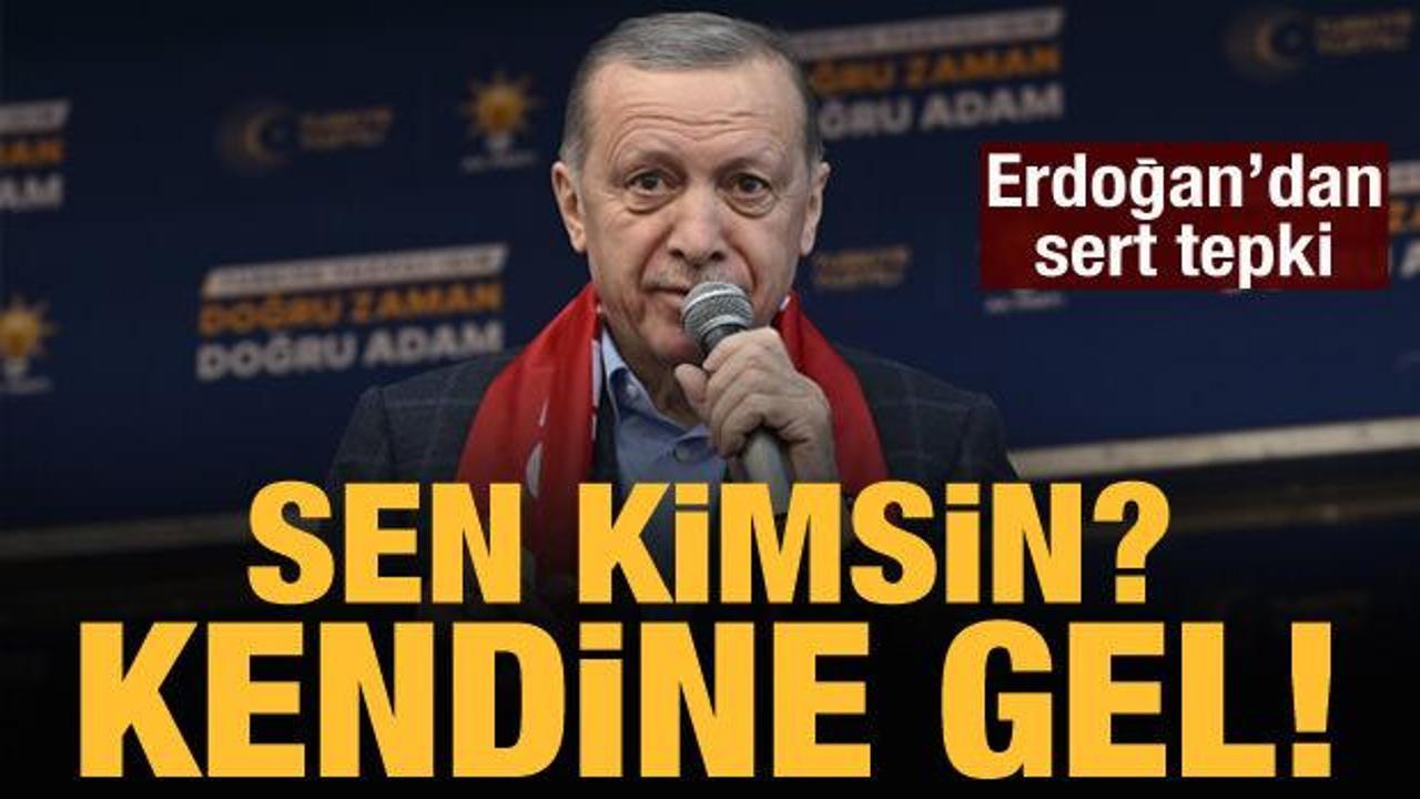 Cumhurbaşkanı Erdoğan: Sen kimsin, neyi satıyorsun?