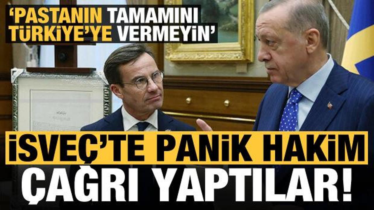 İsve&ccedil;'te panik hakim! &Ccedil;ağrı yaptılar: Pastanın tamamını T&uuml;rkiye'ye vermeyin!'