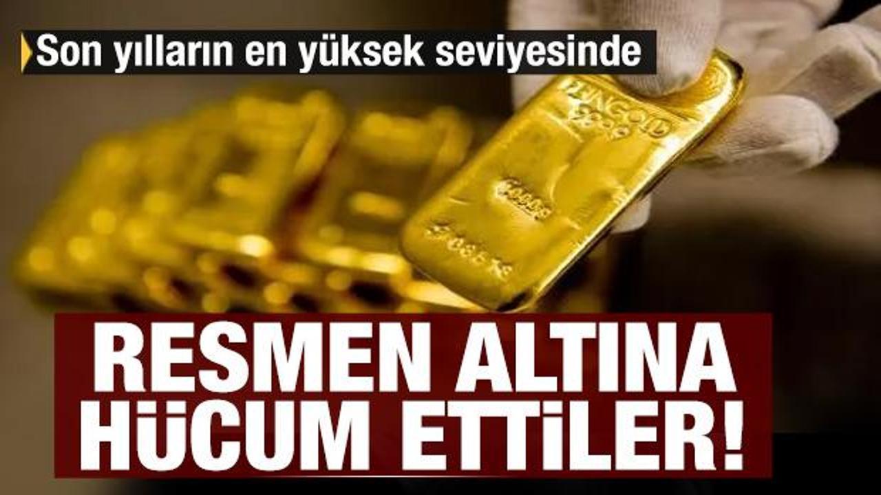 Resmen altına h&uuml;cum ettiler: 2021'den beri en y&uuml;ksek seviyede