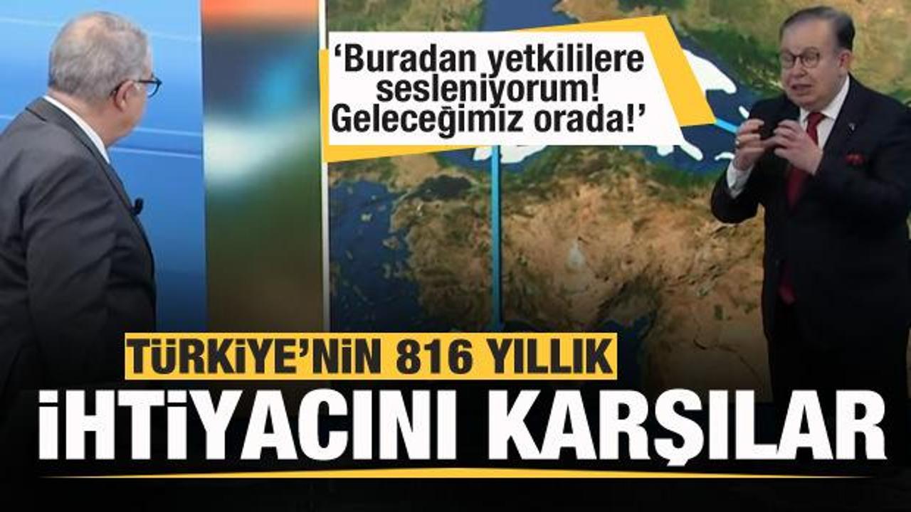 T&uuml;rkiye'nin 816 yıllık ihtiyacını karşılar! Canlı yayında yetkililere seslendi