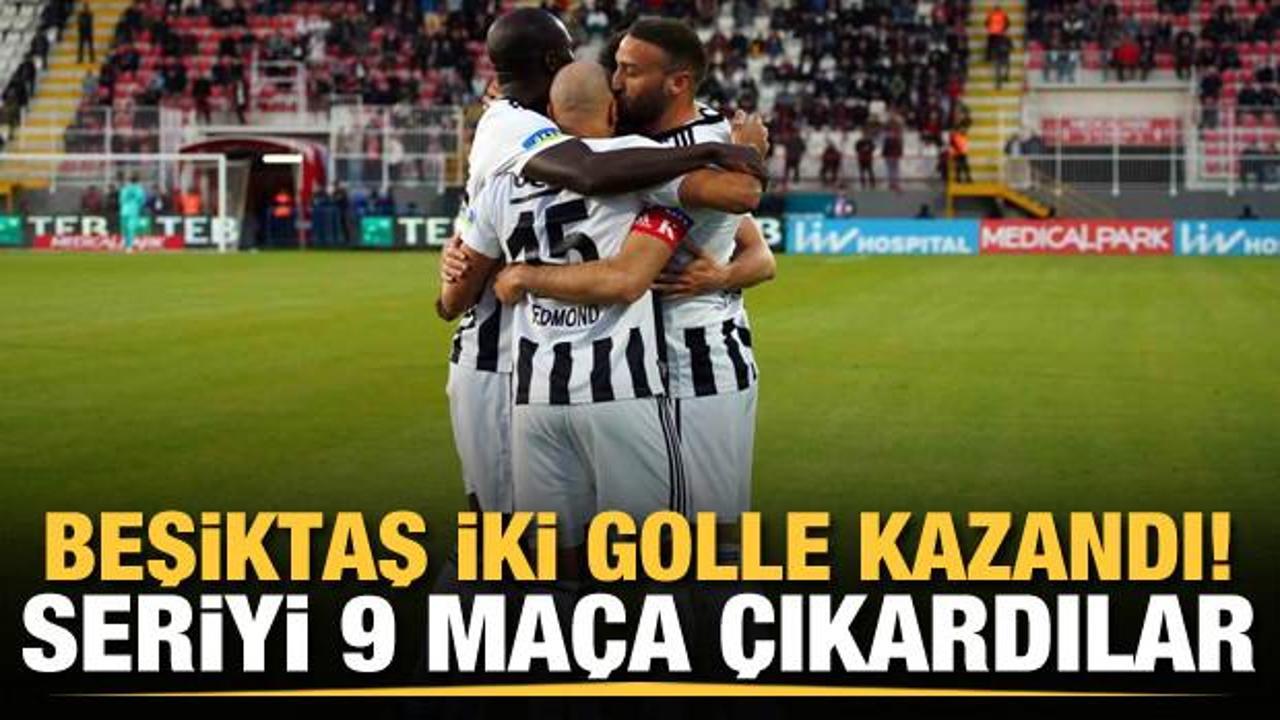 Beşiktaş iki golle kazandı! Seriyi 9 ma&ccedil;a &ccedil;ıkardılar