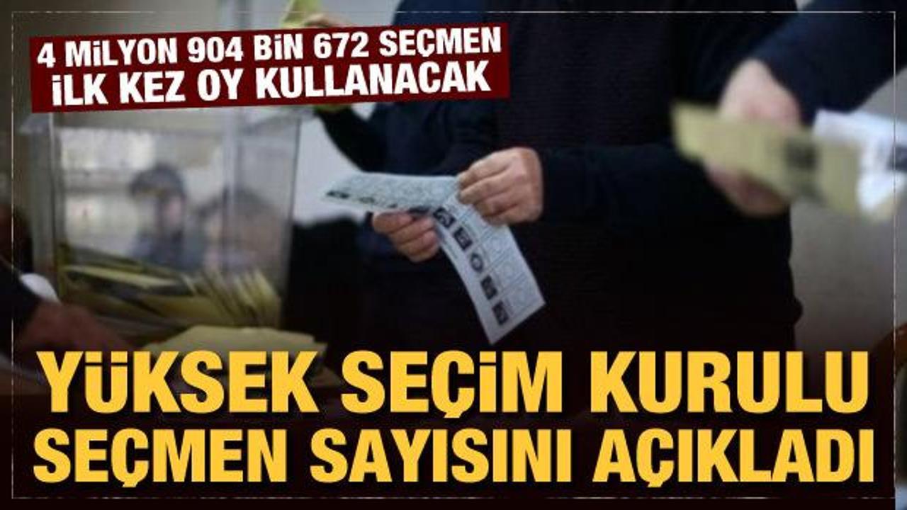 YSK Başkanı Yener, yurt i&ccedil;i se&ccedil;men sayısını a&ccedil;ıkladı!