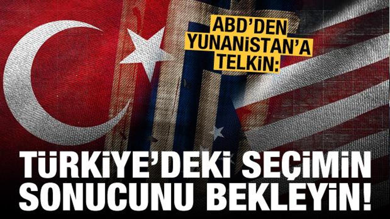 ABD'den Yunanistan'a F-35 telkini: Türkiye'deki seçimin sonucunu bekleyin