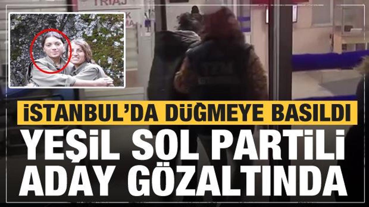 İstanbul'da teröre darbe! Yeşil sol Parti adayı Ayten Dönmez tutuklandı