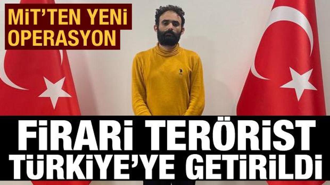 MİT'ten operasyon: PKK'lı ter&ouml;rist Rasim Akyol T&uuml;rkiye'ye getirildi
