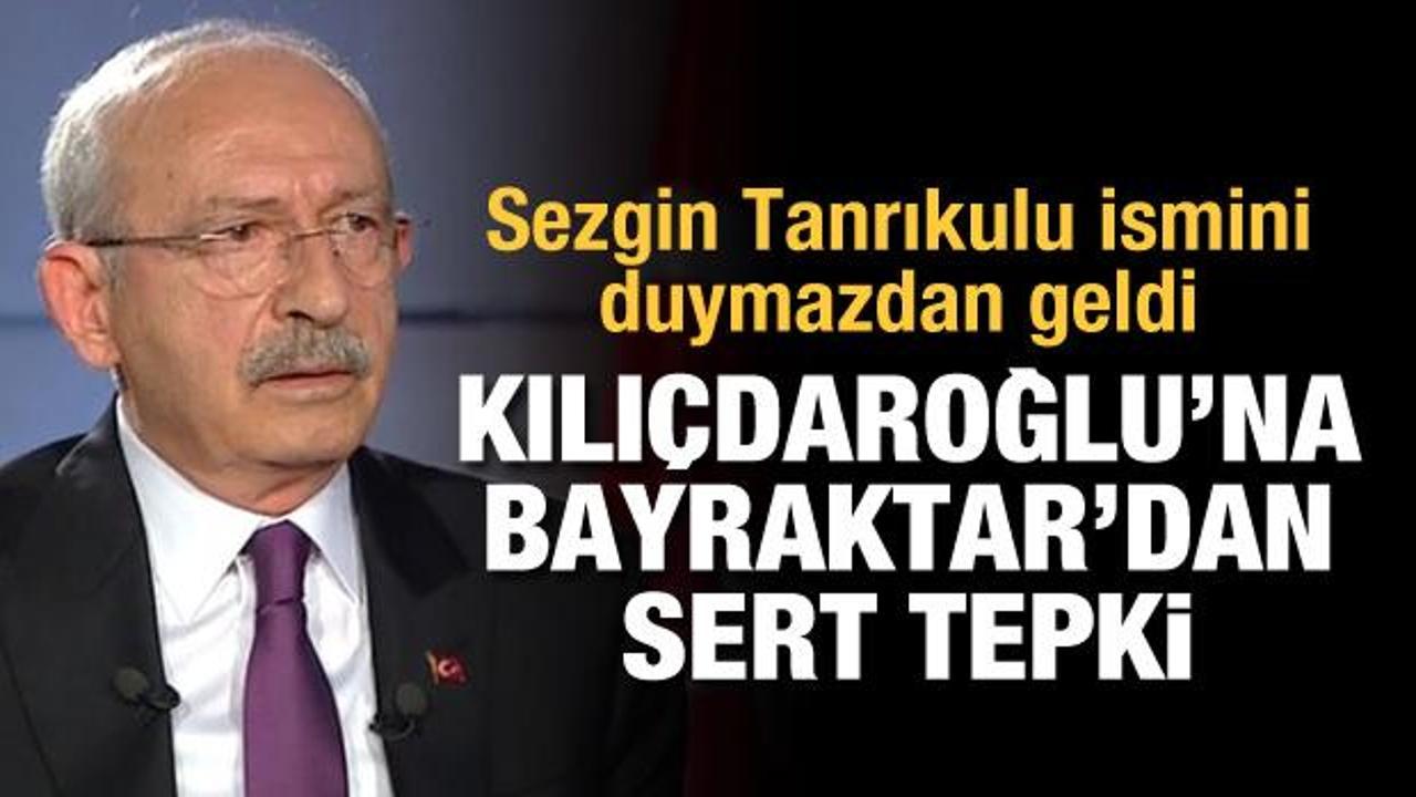 Sezgin Tanrıkulu ismini duymazdan gelen Kılı&ccedil;daroğlu&rsquo;na Haluk Bayraktar&rsquo;dan sert tepki!