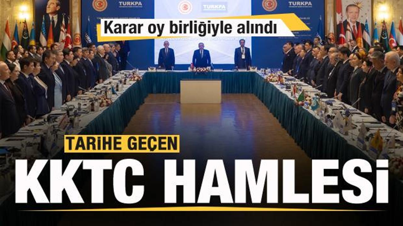 Tarihe ge&ccedil;en KKTC hamlesi! Karar oy birliğiyle alındı