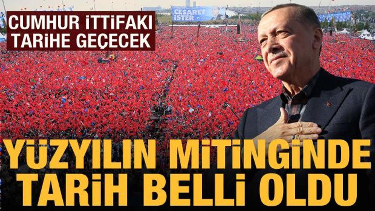 Cumhur İttifakı'nın İstanbul mitingi 7 Mayıs Pazar günü düzenlenecek