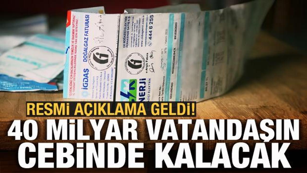 EPDK'dan bedelsiz doğal gaz faturası a&ccedil;ıklaması