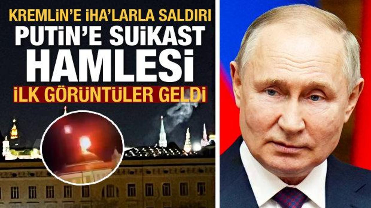 Kremlin'e İHA'larla saldırı girişimi: Putin'e suikast hamlesi