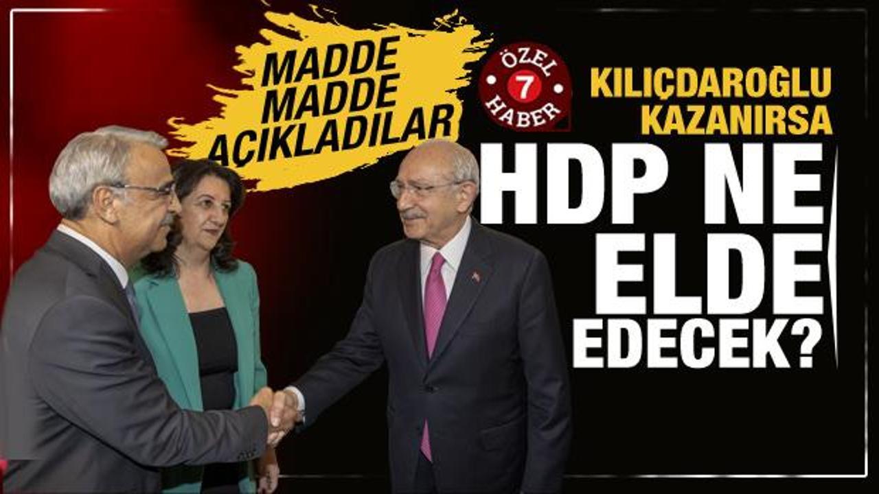 Madde madde açıkladılar: Kılıçdaroğlu kazanırsa HDP neler elde edecek?