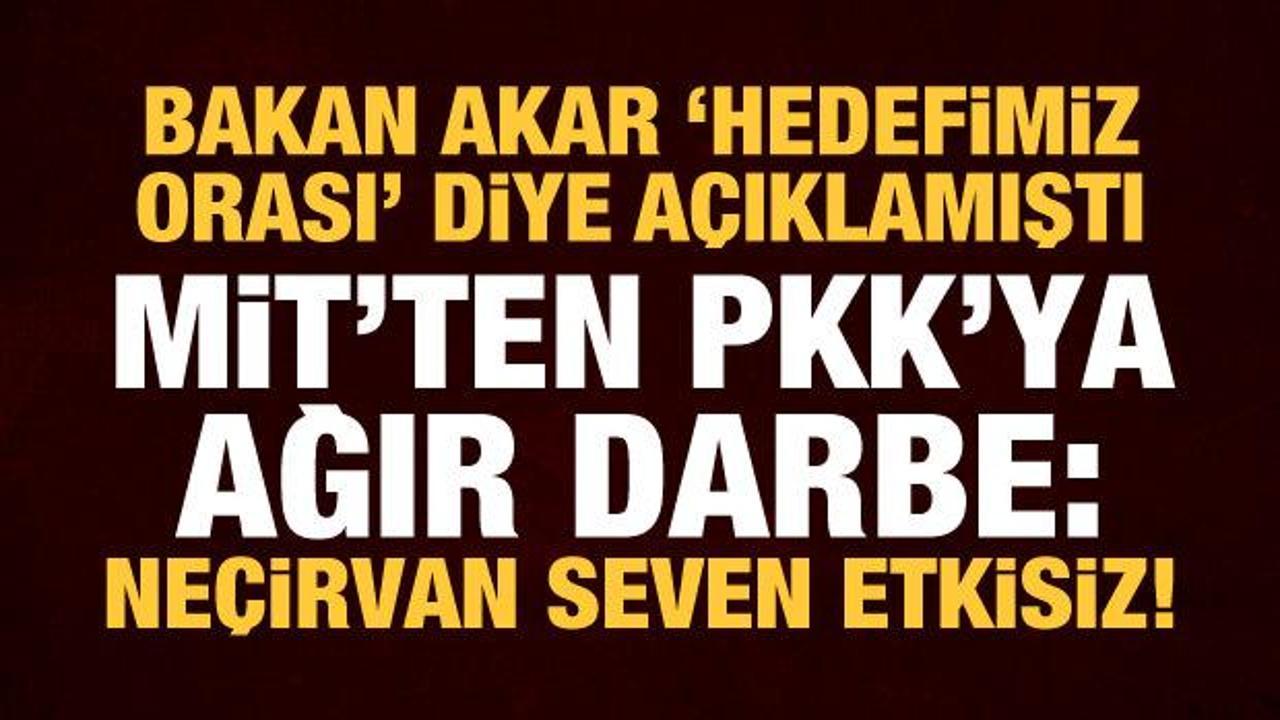 MİT'ten PKK'ya Gara'da darbe: Ne&ccedil;irvan Seven etkisiz hale getirildi