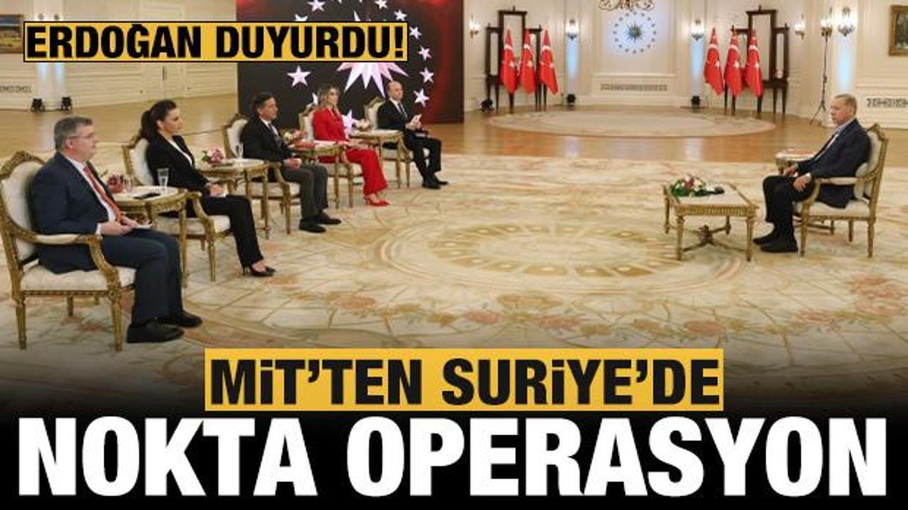 MİT'ten Suriye'de nokta operasyon