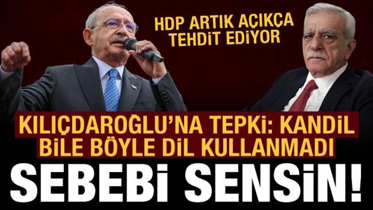 Ahmet Türk'ün tehdit ettiği Kılıçdaroğlu'na tepki: Böyle şeylere sebebiyet verdin!