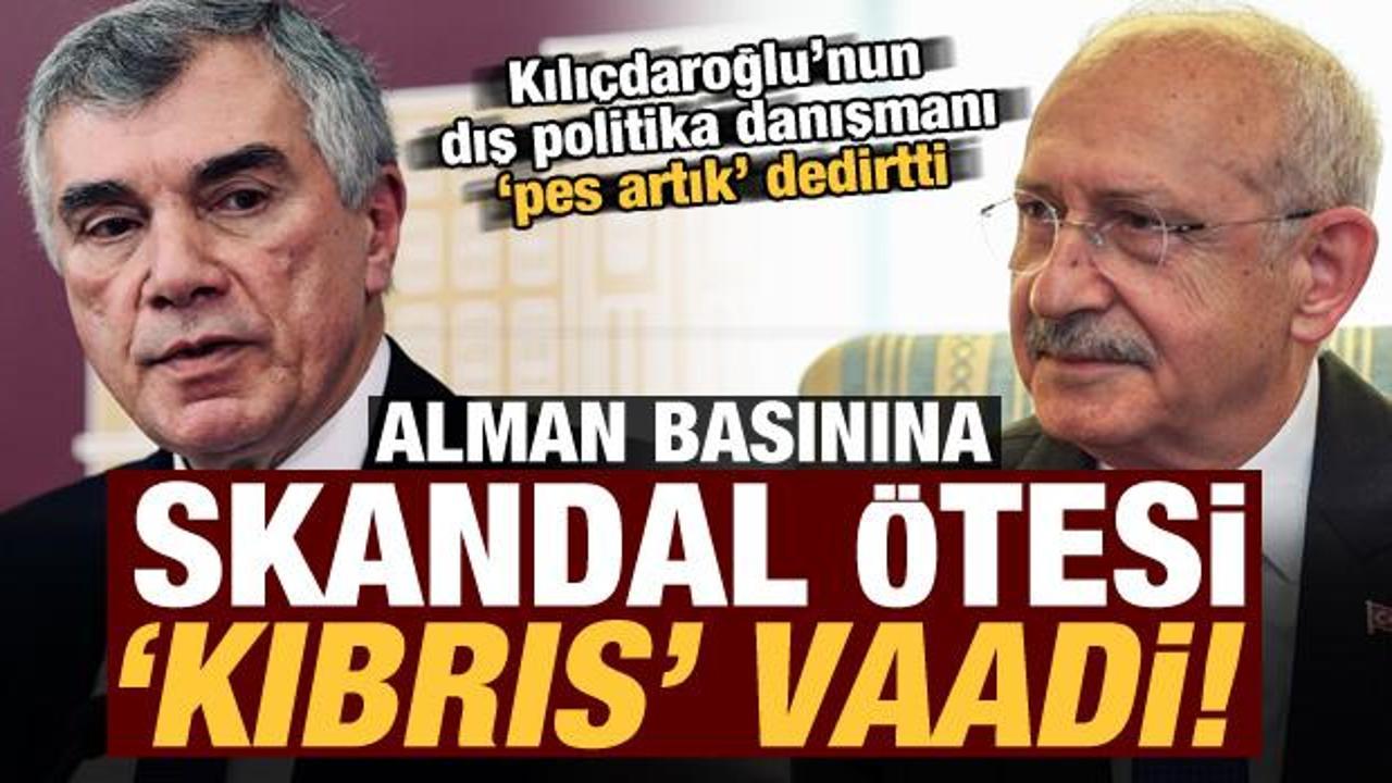 CHP'li Çeviköz'den Alman basınına skandal 'Kıbrıs' vaadi!