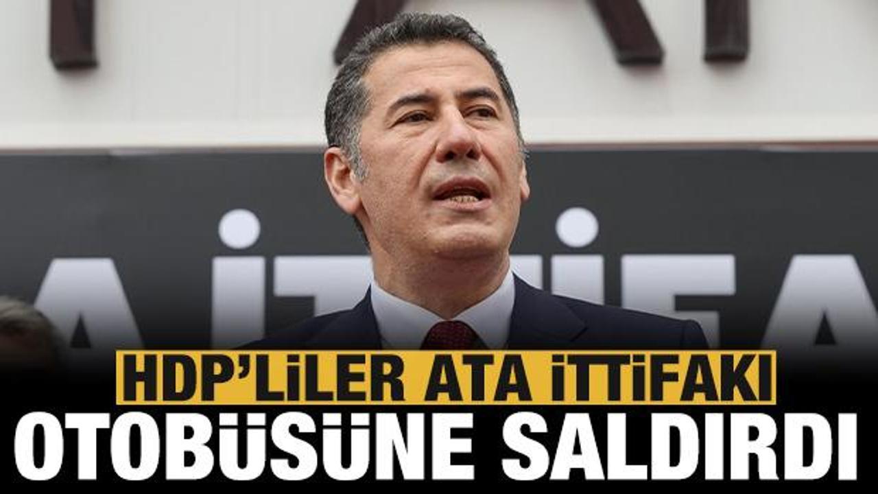 Sinan Oğan: Se&ccedil;im otob&uuml;s&uuml;m&uuml;z Silvan'da HDP'liler tarafından saldırıya uğradı