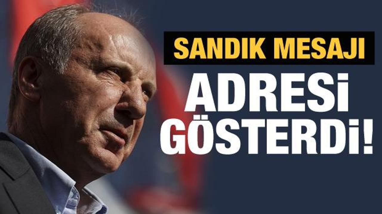 Son Dakika: Muharrem İnce'den son dakika 'sandık' mesajı!