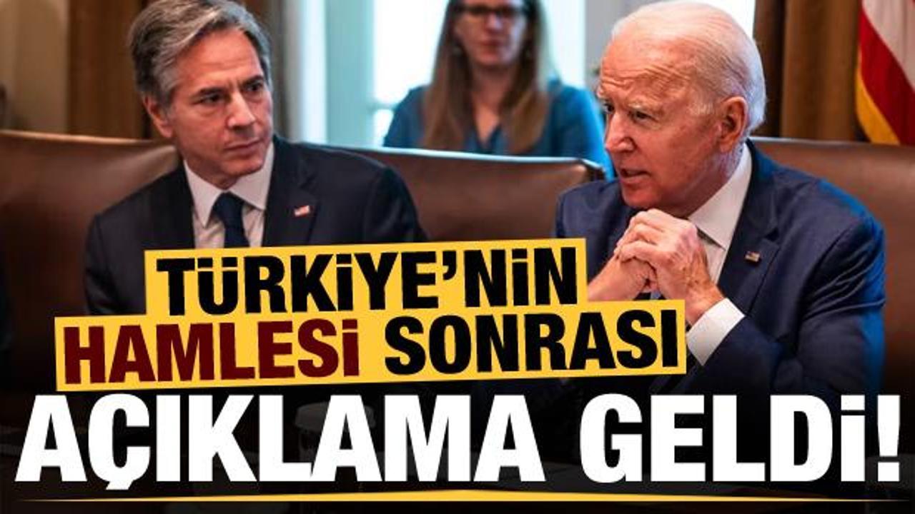 Türkiye'nin hamlesi sonrası ABD'den kritik açıklama!