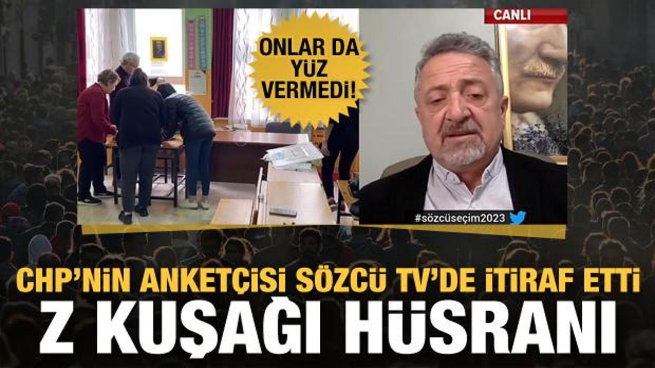  CHP'nin anketçisinden SözcüTV’de itiraf! Z kuşağı Kılıçdaroğlu ve ittifakına yüz vermedi 