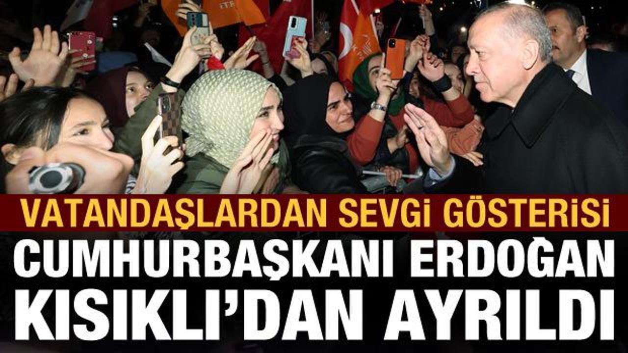 Cumhurbaşkanı Erdoğan, Kısıklı'daki konutundan ayrıldı