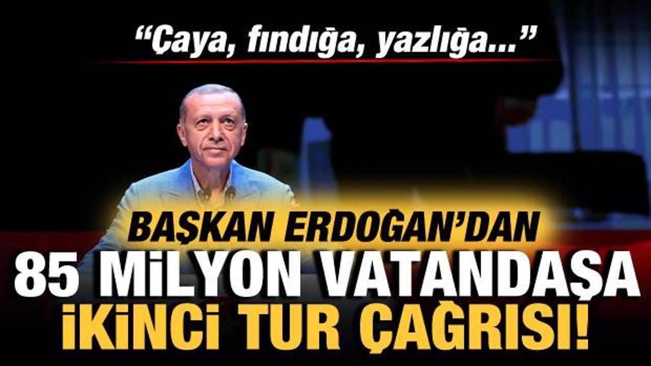 Cumhurbaşkanı Erdoğan'dan 85 milyon vatandaşa 28 Mayıs &ccedil;ağrısı!