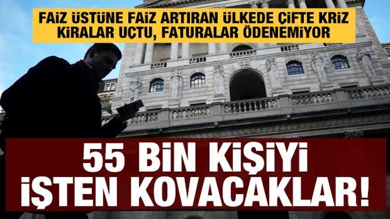 İngiltere &ccedil;ifte kriz: 55 bin kişiyi kovacaklar! Kiralar u&ccedil;tu, faturalar &ouml;denmiyor