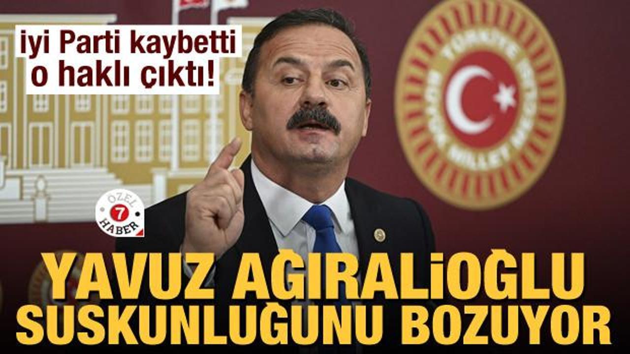 İyi Parti kaybetti, o haklı &ccedil;ıktı: Yavuz Ağıralioğlu suskunluğunu bozuyor!