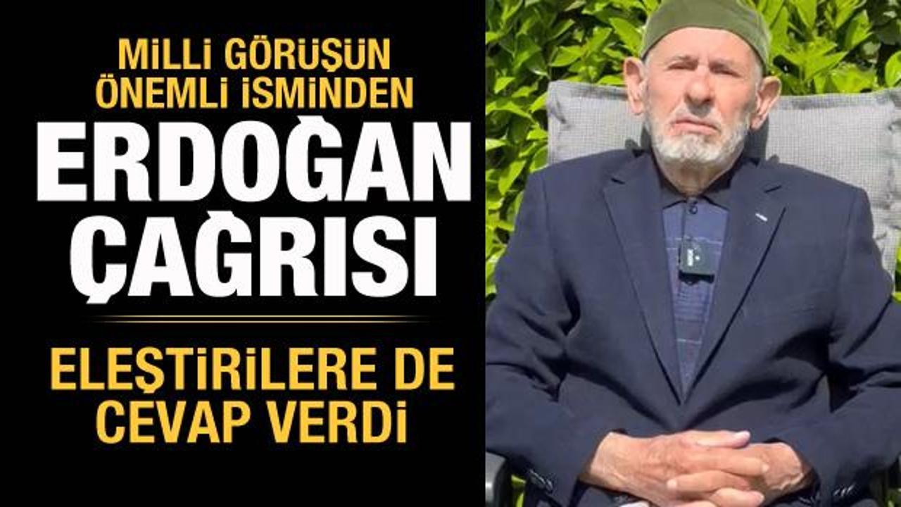 Milli G&ouml;r&uuml;ş&uuml;n &ouml;nemli isminden Erdoğan &ccedil;ağrısı